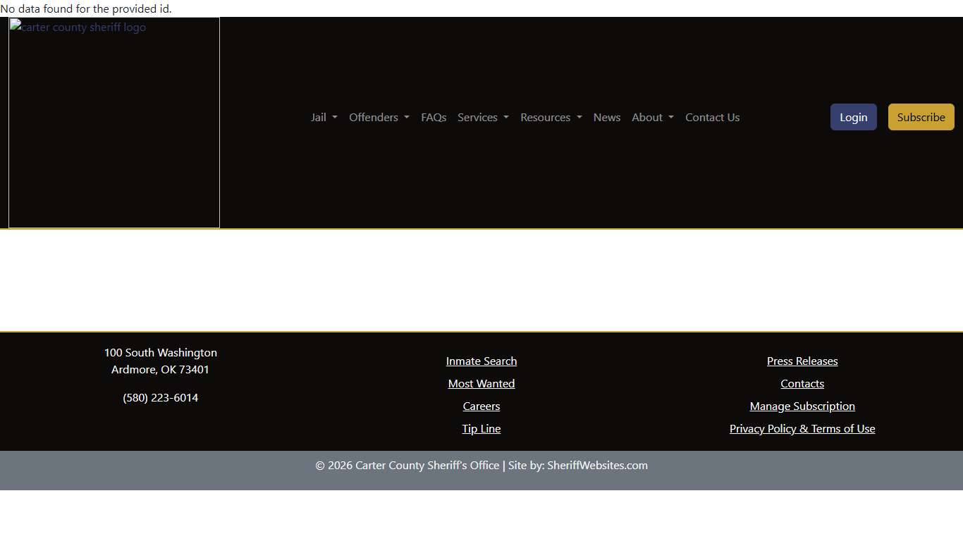<br /> <b>Warning</b>: Undefined variable $FName in <b>/home/cartercountysher/public_html/inmate.php</b> on line <b>21</b><br /> <br /> <b>Deprecated</b>: htmlspecialchars(): Passing null to parameter #1 ($string) of type string is deprecated in <b>/home/cartercountysher/public_html/inmate.php</b> on line <b>21</b><br /> <br /> <b>Warning</b>: Undefined variable $LName in <b>/home/cartercountysher/public_html/inmate.php</b> on line <b>21</b><br /> <br /> <b>Deprecated</b>: htmlspecialchars(): Pa