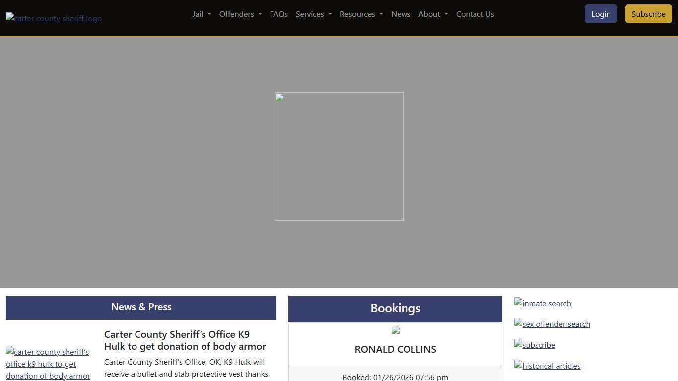 Carter County Sheriff's Office Oklahoma